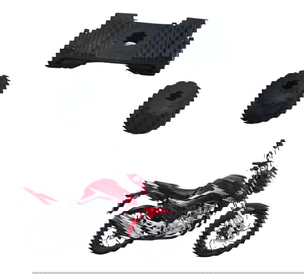 Borracha Suporte Tanque Honda Cg 160 Titan 18-23 Original