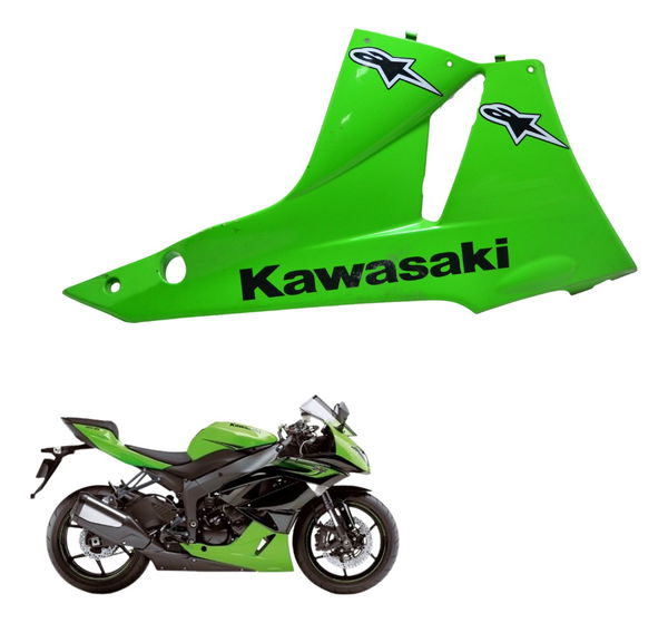 Spoiler Direito Kawasaki Zx 6r 08-12 Original