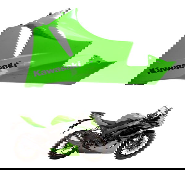 Spoiler Esquerdo Kawasaki Zx 6r 08-12 Original