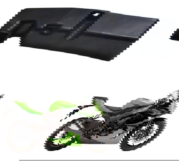 Acabamento Carenagem Interno Kawasaki Zx 6r 08-12 Original Preto