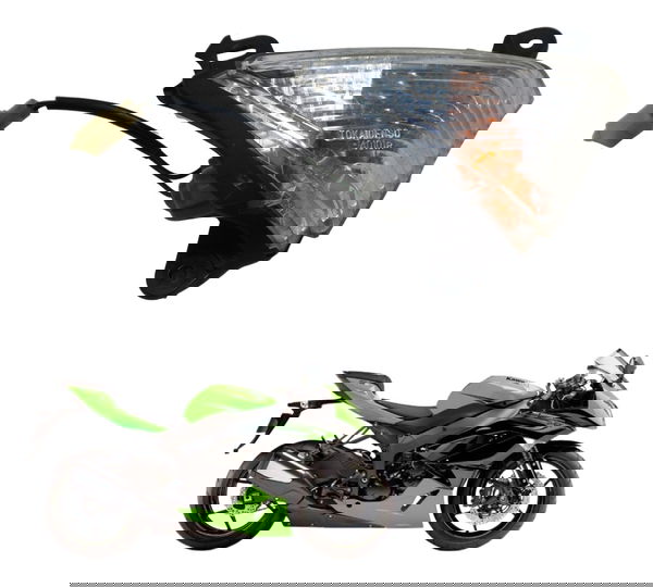 Pisca Dianteiro Direito Kawasaki Zx 6r 08-12 Original