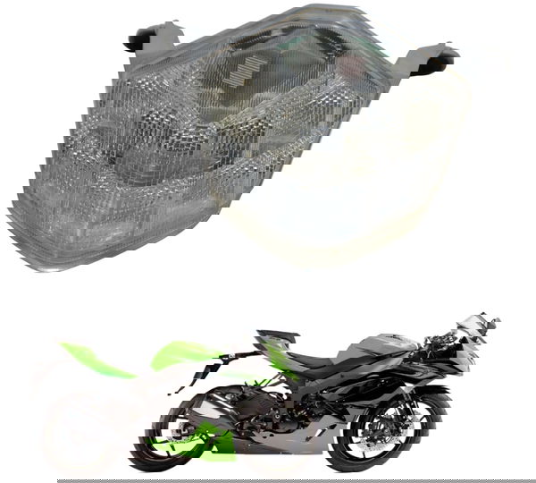 Lanterna Traseira Kawasaki Zx 6r 08-12 Original Esquerdo