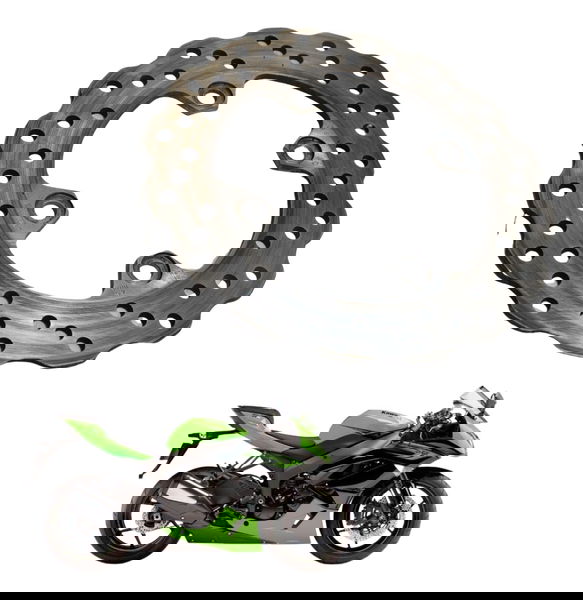 Disco Freio Traseiro Kawasaki Zx 6r 08-12 Original
