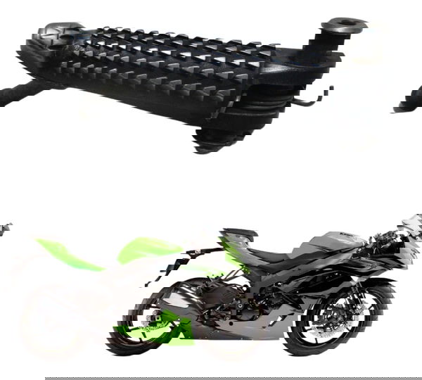 Pedaleira Dianteira Esquerda Kawasaki Zx 6r 08-12 Original
