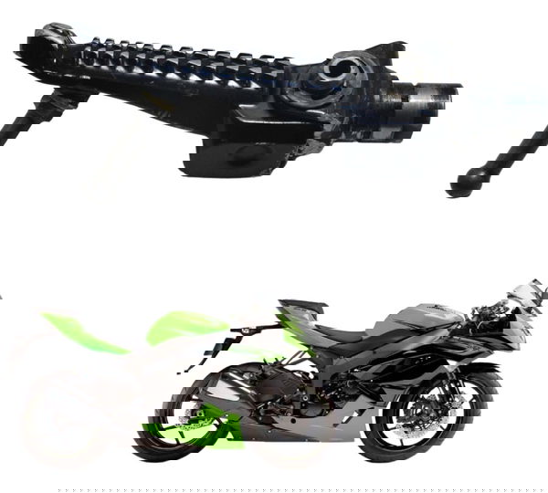 Pedaleira Dianteira Direita Kawasaki Zx 6r 08-12 Original