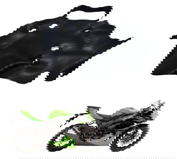 Borracha Acabamento Kawasaki Zx 6r 08-12 Original