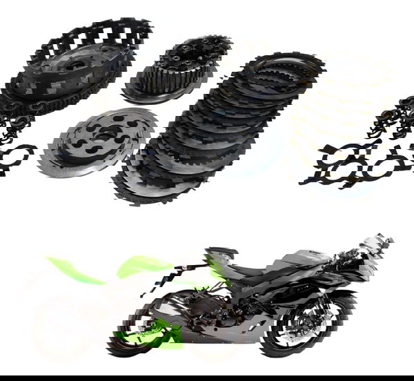 Embreagem Completa Kawasaki Zx 6r 08-12 Original