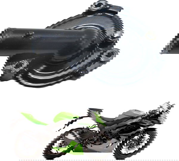 Tampa Bomba Água Óleo Kawasaki Zx 6r 08-12 Original