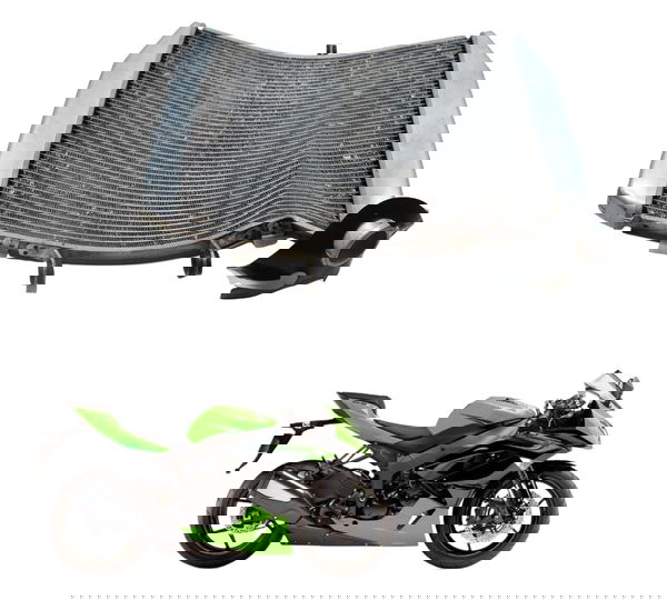 Radiador C/ Avaria Kawasaki Zx 6r 08-12 Original