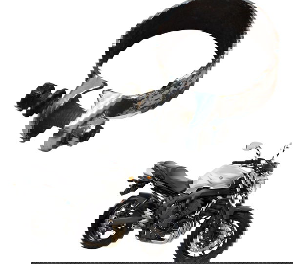 Abraçadeira Escape Yamaha Fazer 600 N 08-09 Original