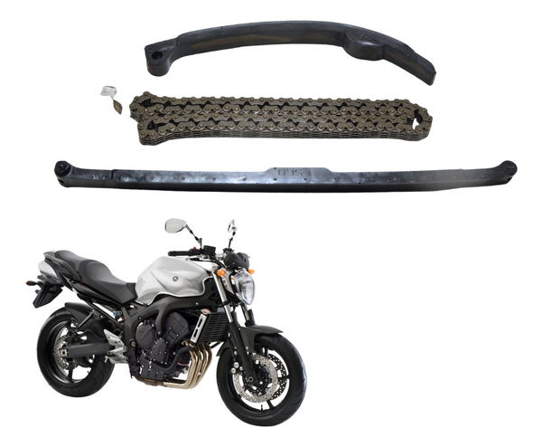 Kit Guia Tensor Corrente Comand Yamaha Fazer 600 N 08-09 Ori
