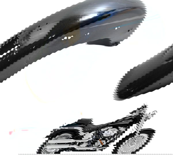 Paralama Traseiro C/ Detal Harley Softail Fat Boy 07-11 Orig