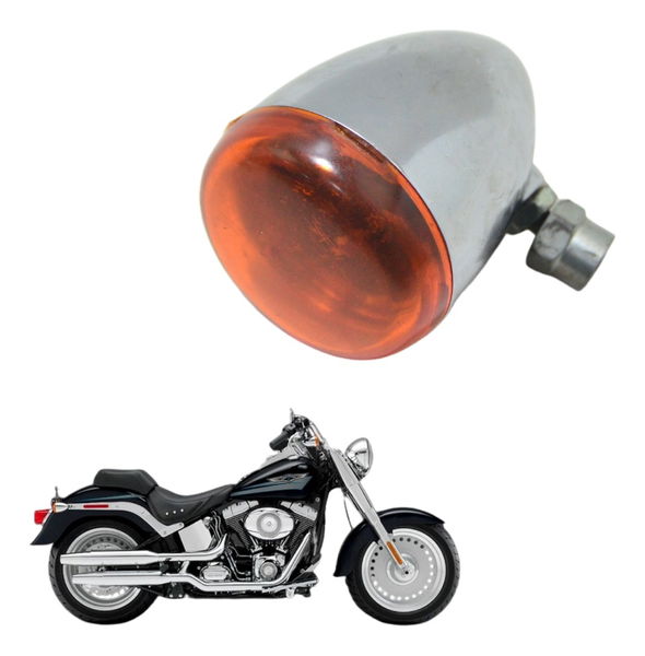 Pisca Dianteiro C/ Detalhe Harley Softail Fat Boy 07-11 Orig