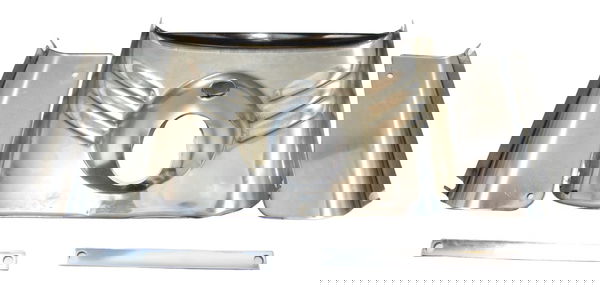Acabamento Farol C/ Detalh Harley Softail Fat Boy 07-11 Orig