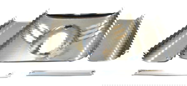 Acabamento Farol C/ Detalh Harley Softail Fat Boy 07-11 Orig