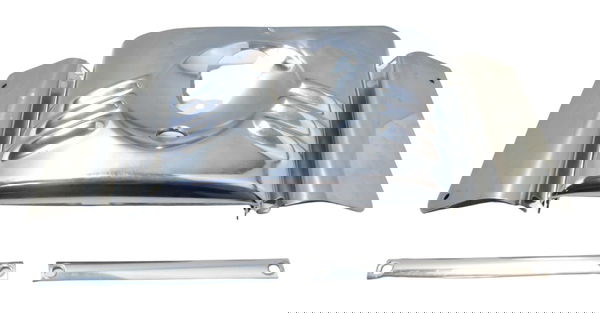 Acabamento Farol C/ Detalh Harley Softail Fat Boy 07-11 Orig