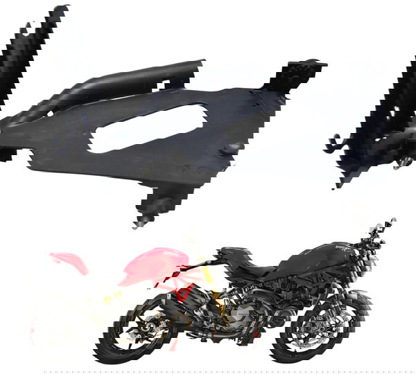 Carenagem Traseira Interna Ducati Monster 1200 S 17-21 Orig Preto