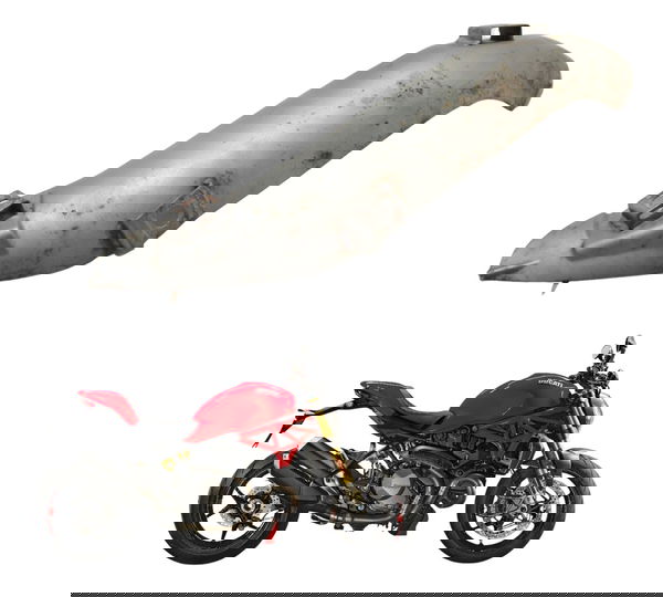 Capa Escape Ducati Monster 1200 S 17-21 Original Preto