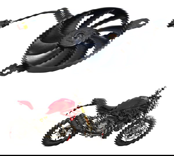 Ventoinha Radiador Avaria Ducati Monster 1200 S 17-21 Orig