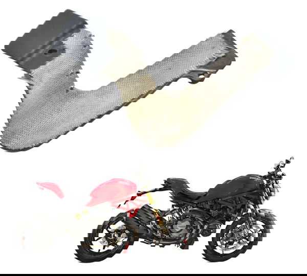 Acabamento Interna Escape Ducati Monster 1200 S 17-21 Orig Preto