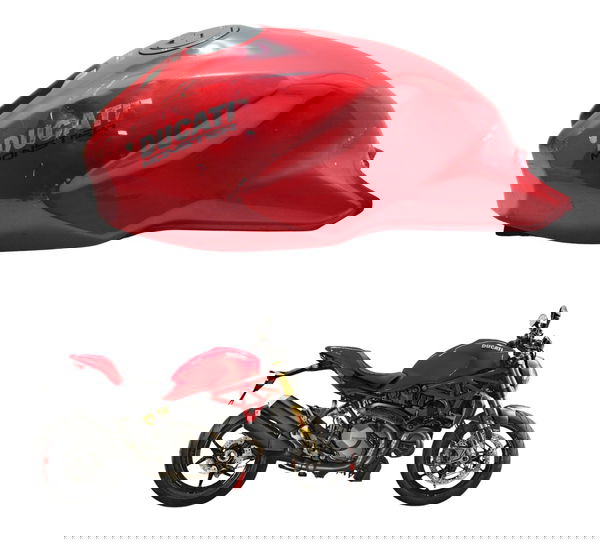 Tanque C/ Avaria Ducati Monster 1200 S 17-21 Original