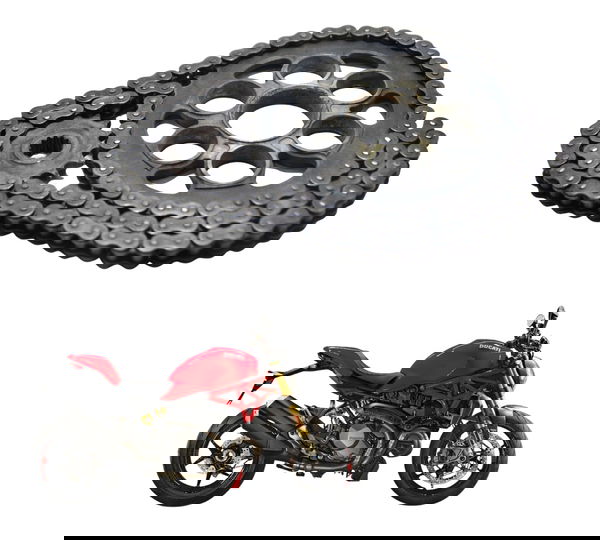 Kit Relação Ducati Monster 1200 S 17-21 Original Prateado