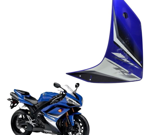 Carenagem Lateral Esq C/ Detalh Yamaha Yzf R1 07-08 Original Azul