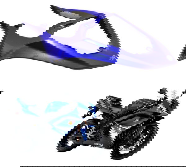 Carenagem Rabeta C/ Avaria Yamaha Yzf R1 07-08 Original Azul