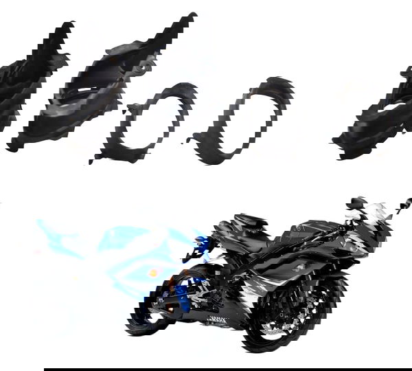 Jogo Borrachas Duto Yamaha Yzf R1 07-08 Original