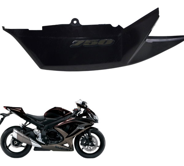 Carenagem Rab Dir C/ Avaria Suzuki Gsx-r 750 Srad 10-13 Orig Preto