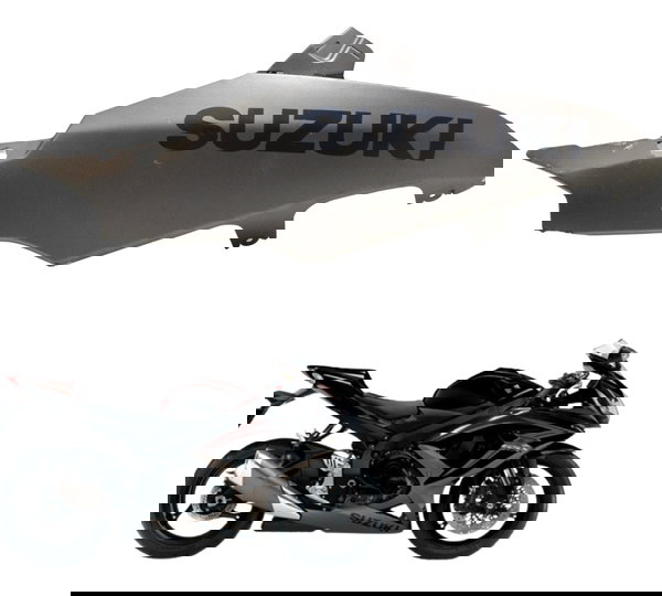 Spoiler Direito C/ Avaria Suzuki Gsx-r 750 Srad 10-13 Orig Cinza