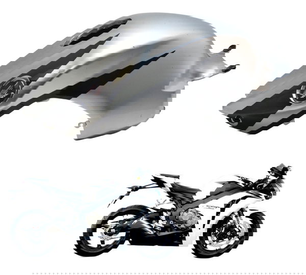 Capa Tanque Central C/ Detalhes Honda Cbr 1000 Rr 08-11 Orig Cinza