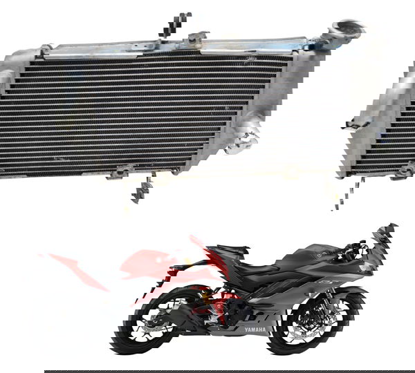 Radiador C/ Detalhes Yamaha Yzf R3 20-23 Original