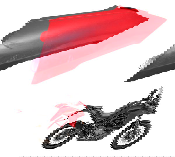 Carenagem Lateral Esq Det Ducati Multistrada 950s 20-22 Orig Vermelho