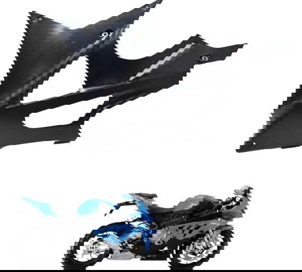 Spoiler Esquerdo C/ Avaria Bmw S 1000 Rr 10-14 Original Preto