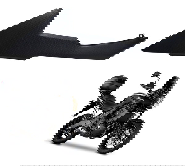 Acabamento Lateral Esq Kawasaki Versys 650 10-14 Original Preto