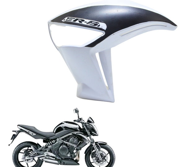 Carenagem Lateral Esquerda Kawasaki Er 6n 10-14 Original Preto