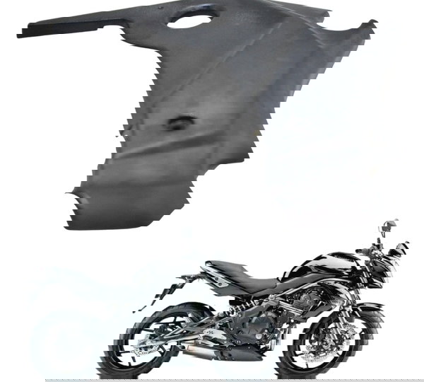 Acabamento Chassi Direito Kawasaki Er 6n 10-14 Original Preto