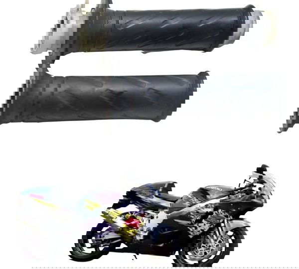 Par Manopla Suzuki Gsx-r 750 Srad 96-98 Original Preto