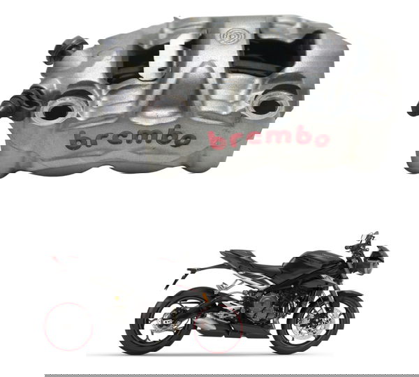 Pinça Freio Dianteira Esq Triumph Street Triple 765 Rs 18-23