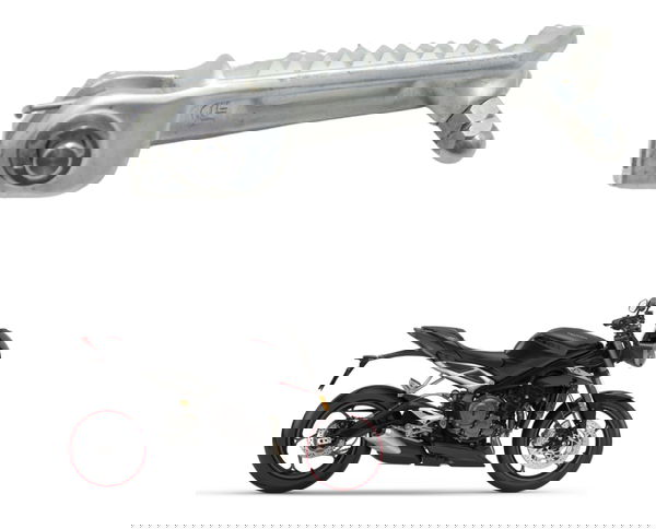 Pedaleira Dianteira Dir Triumph Street Triple 765 Rs 18-23