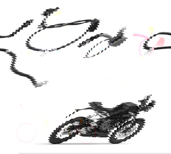 Cabo Bateria +/- Triumph Street Triple 765 Rs 18-23 Original