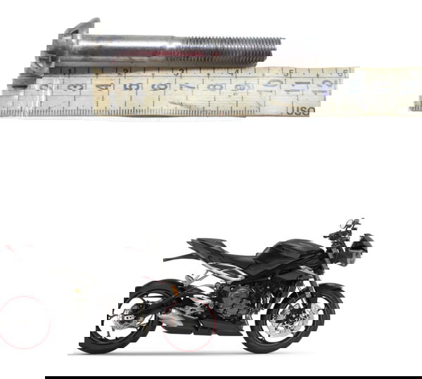 Parafuso Chassi 9mm Triumph Street Triple 765 Rs 18-23 Orig