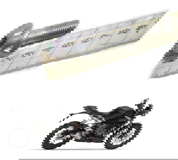Parafuso Chassi 4,5mm Triumph Street Triple 765 Rs 18-23 Ori