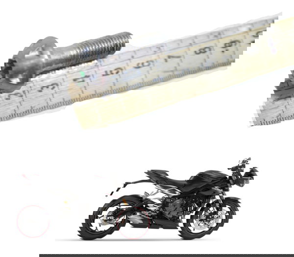 Parafuso Chassi 4,5mm Triumph Street Triple 765 Rs 18-23 Ori