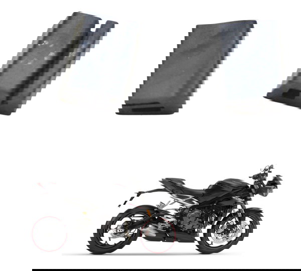 Par Borracha Acabamento Triumph Street Triple 765 Rs 18-23