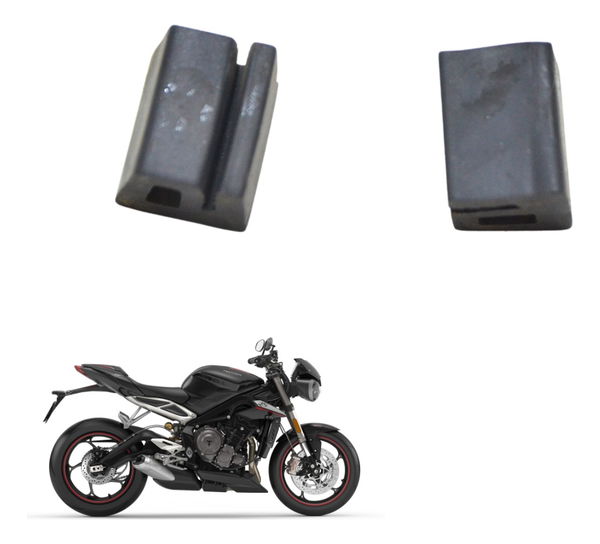 Par Borracha Acabamento Triumph Street Triple 765 Rs 18-23