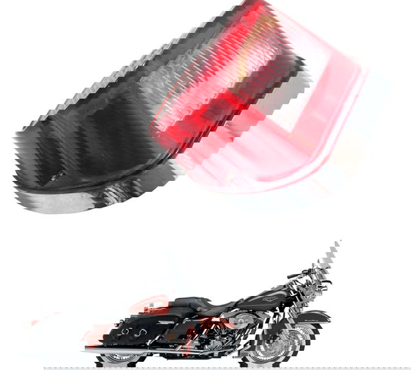 Lanterna Traseira Harley Road King 1450 04-05 Original Esquerdo Vermelho