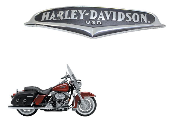 Emblema Tanque C/ Detalhes Harley Road King 1450 04-05 Orig