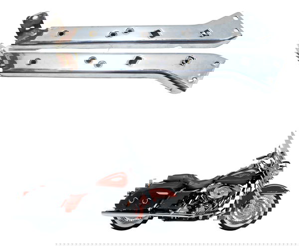Par Suporte Alforge Detalhe Harley Road King 1450 04-05 Orig
